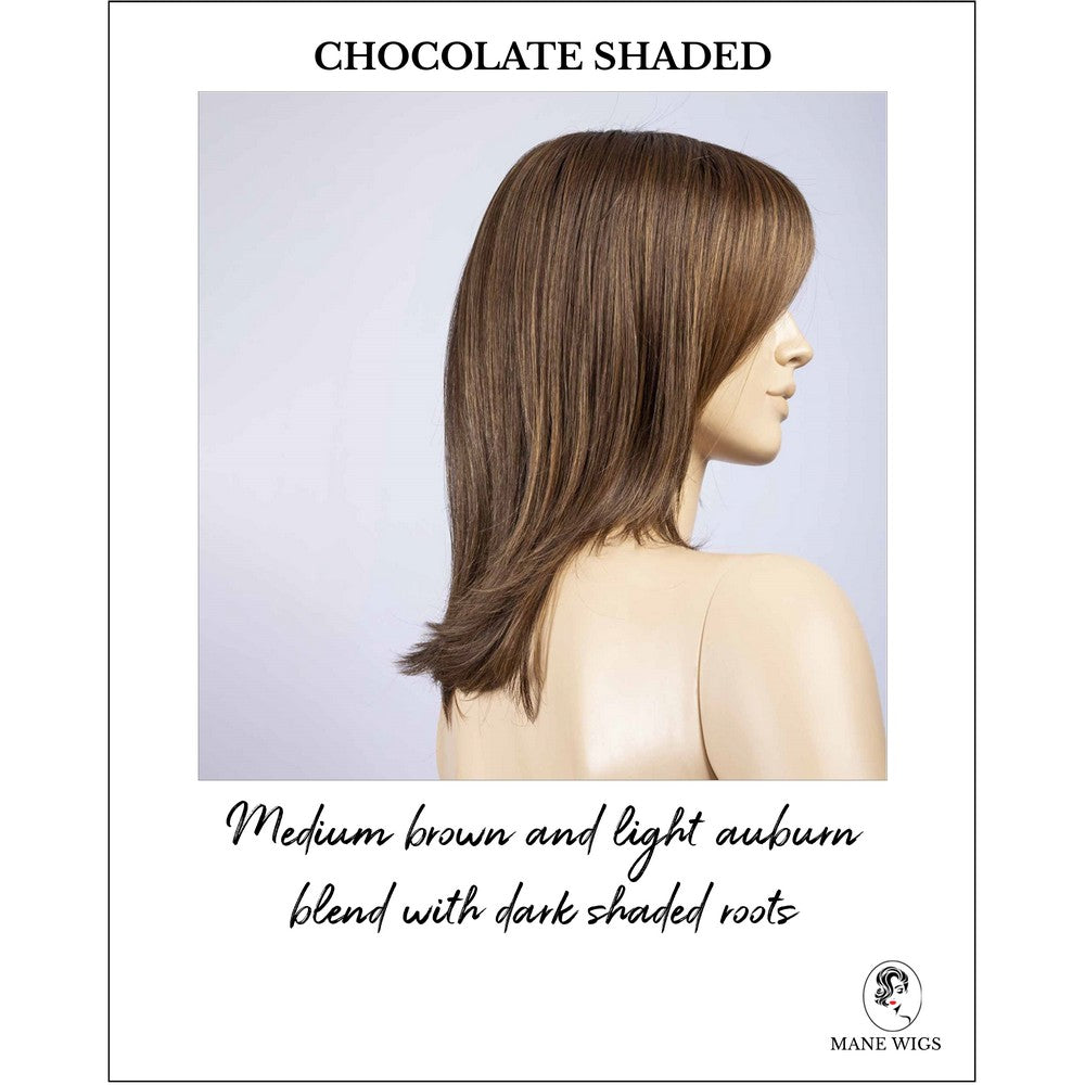 Luna by Ellen Wille in Chocolate Shaded-Medium brown and light auburn blend with dark shaded roots