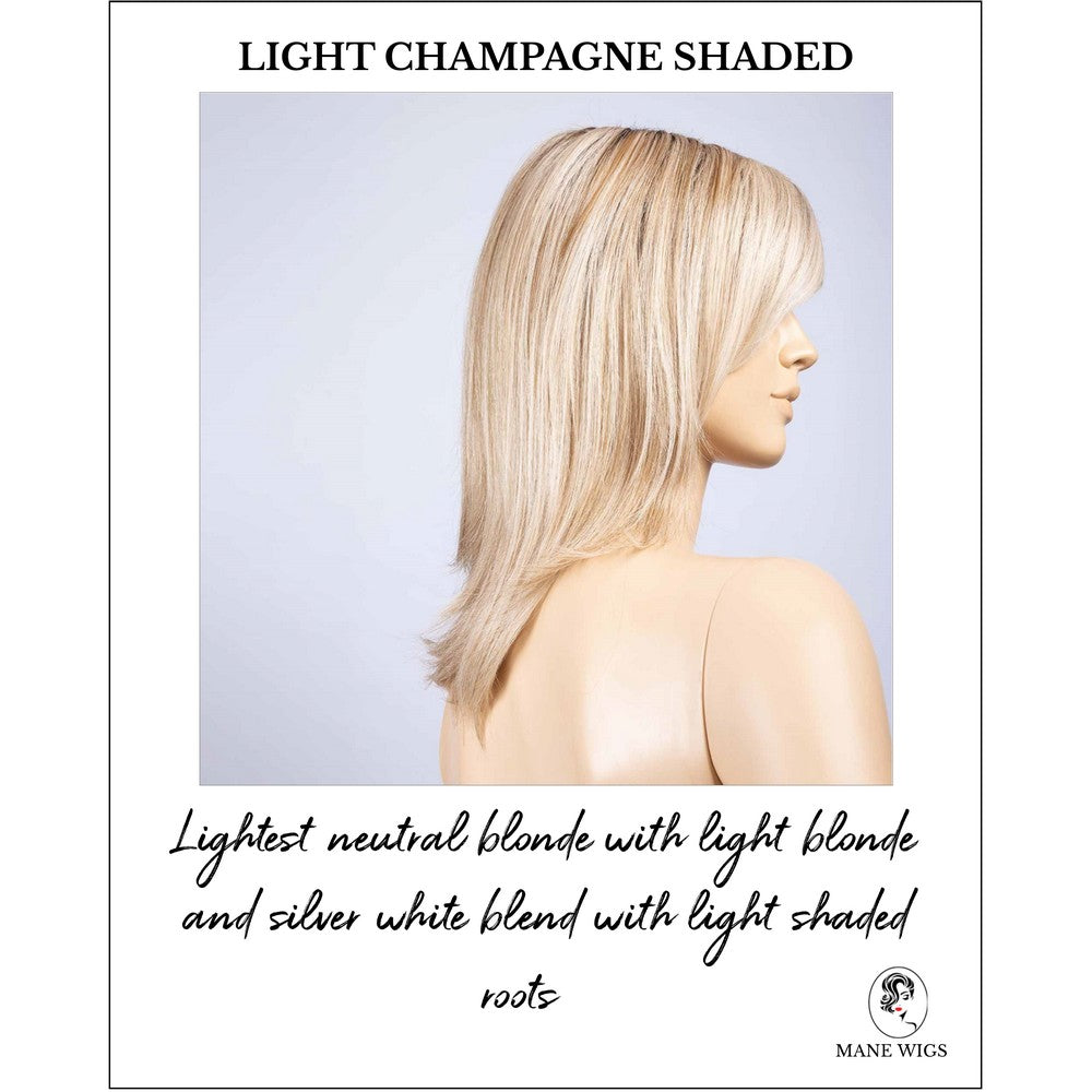 Luna by Ellen Wille in Light Champagne Shad-Lightest neutral blonde with light blonde and silver white blend with light shaded roots