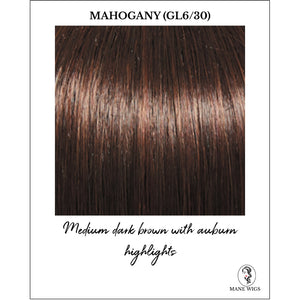 Mahogany (GL6/30)-Medium dark brown with auburn highlights