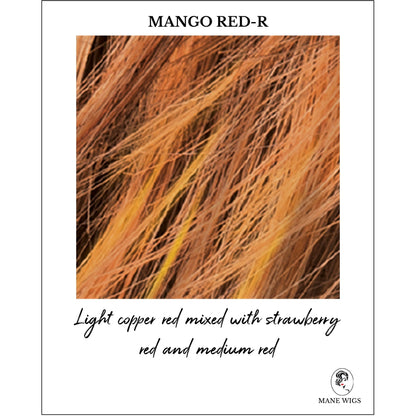 Mango Red-R-Light copper red mixed with strawberry red and medium red