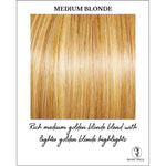 Load image into Gallery viewer, Medium Blonde-Rich medium golden blonde blend with lighter golden blonde highlights
