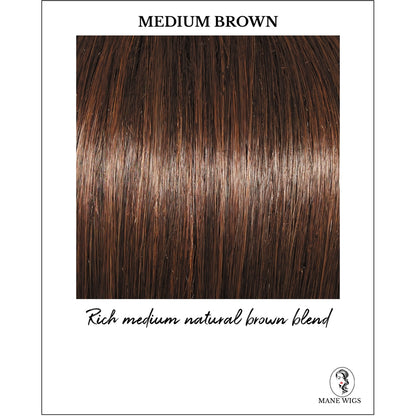 Medium Brown-Rich medium natural brown blend