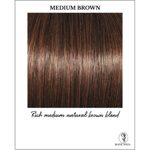Medium Brown-Rich medium natural brown blend