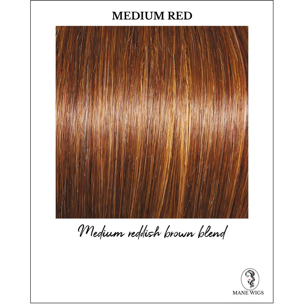 Medium Red-Medium reddish brown blend