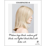 Load image into Gallery viewer, Melody by Ellen Wille in Champagne-R-Medium beige blonde, medium gold blonde, and lightest blonde blend with darker roots

