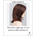 Load image into Gallery viewer, Melody Large by Ellen Wille in Dark Auburn-R-Dark auburn, bright copper red, and dark brown blend with dark roots
