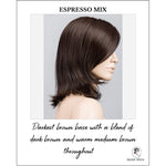 Load image into Gallery viewer, Melody Large by Ellen Wille in Espresso Mix-Darkest brown base with a blend of dark brown and warm medium brown throughout 
