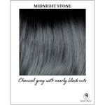 Load image into Gallery viewer, Midnight Stone-Charcoal gray with nearly black roots
