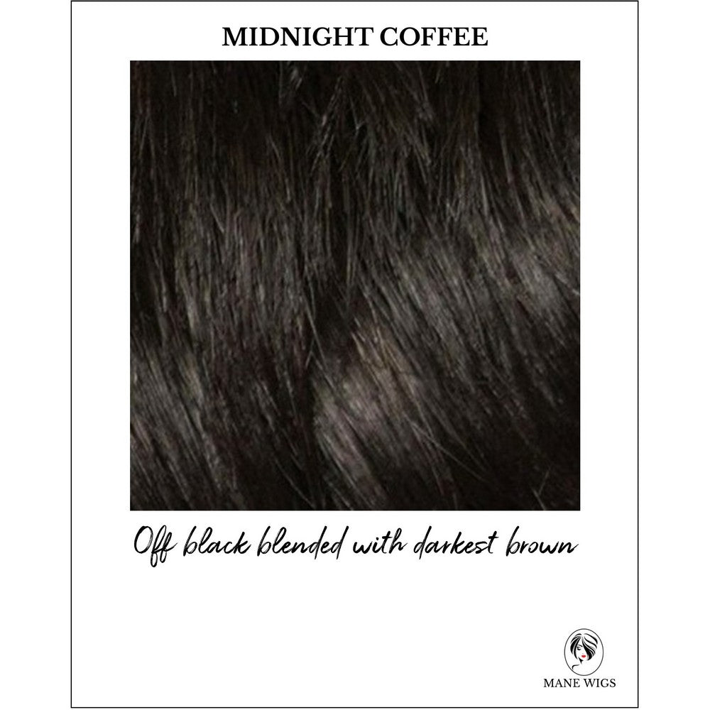 Midnight Coffee-Off black blended with darkest brown