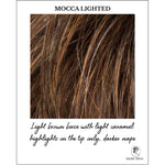 Load image into Gallery viewer, Mocca Lighted-Light brown base with light caramel highlights on the top only, darker nape
