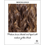 Load image into Gallery viewer, Mocha Gold-Medium brown blended and tipped with medium golden blonde
