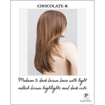 Load image into Gallery viewer, Music by Ellen Wille in Chocolate-R-Medium to dark brown base with light reddish brown highlights and dark roots
