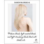Load image into Gallery viewer, Music by Ellen Wille in Sandy Blonde-R-Medium blonde, light neutral blonde, and light strawberry blonde blend with shaded roots
