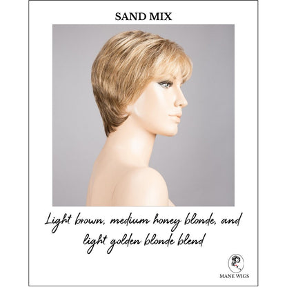 Napoli Soft by Ellen Wille in Sand Mix-Light brown, medium honey blonde, and light golden blonde blend