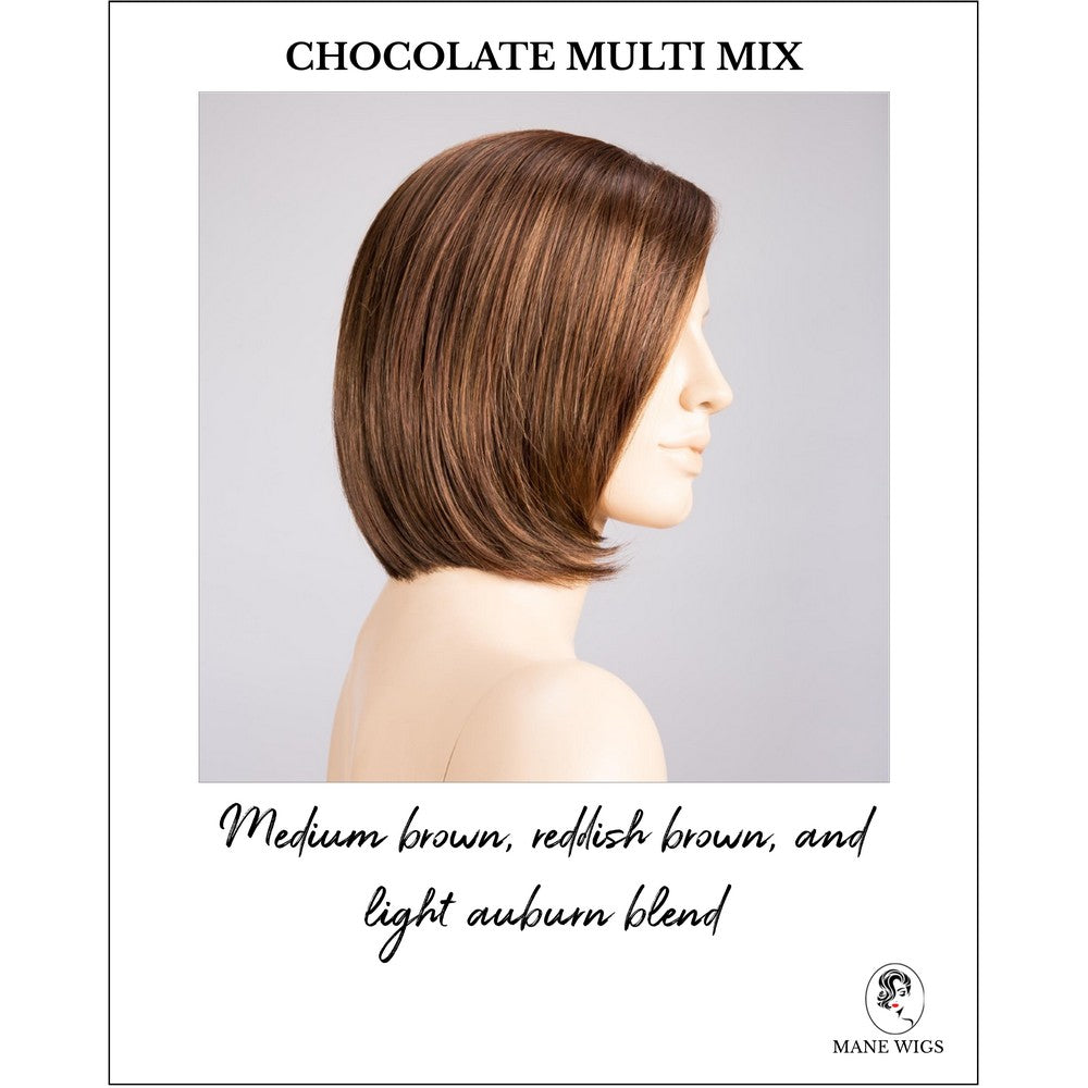Narano by Ellen Wille in Chocolate Multi Mix-Medium brown, reddish brown, and light auburn blend