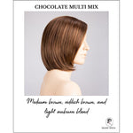 Load image into Gallery viewer, Narano by Ellen Wille in Chocolate Multi Mix-Medium brown, reddish brown, and light auburn blend
