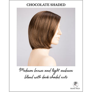 Narano by Ellen Wille in Chocolate Shaded-Medium brown and light auburn blend with dark shaded roots