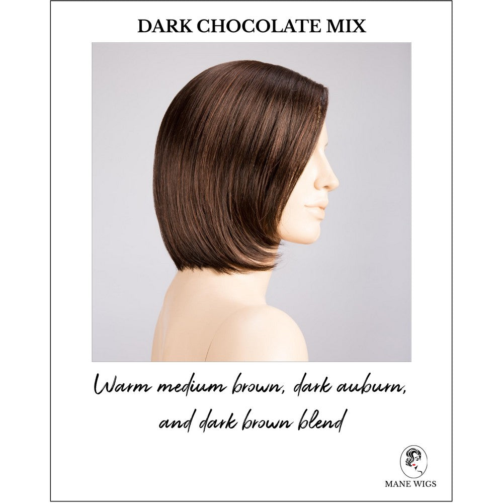 Narano by Ellen Wille in Dark Chocolate Mix-Warm medium brown, dark auburn, and dark brown blend
