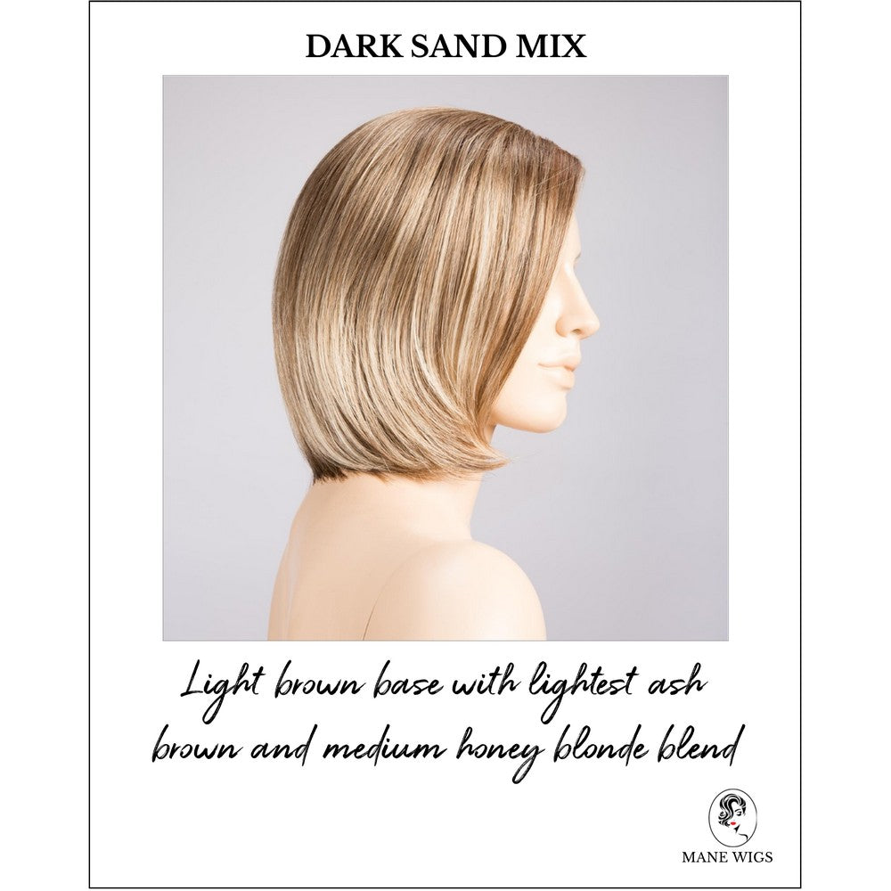 Narano by Ellen Wille in Dark Sand Mix-Light brown base with lightest ash brown and medium honey blonde blend