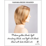 Load image into Gallery viewer, Narano by Ellen Wille in Sahara Beige Shaded-Medium golden blonde, light strawberry blonde, and light ash blonde blend with dark shaded roots
