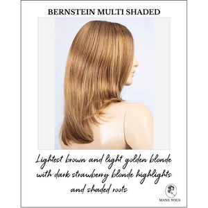 Noblesse Soft by Ellen Wille in Bernstein Multi Shaded-Lightest brown and light golden blonde with dark strawberry blonde highlights and shaded roots