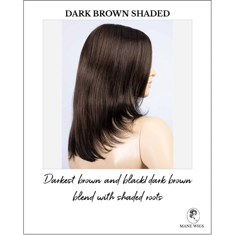 Noblesse Soft by Ellen Wille in Dark Brown Shaded-Darkest brown and black/dark brown blend with shaded roots