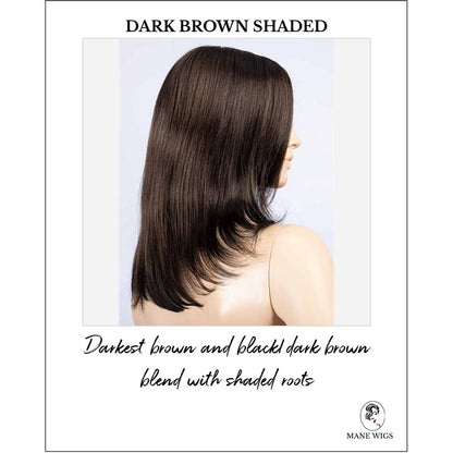 Noblesse Soft by Ellen Wille in Dark Brown Shaded-Darkest brown and black/dark brown blend with shaded roots