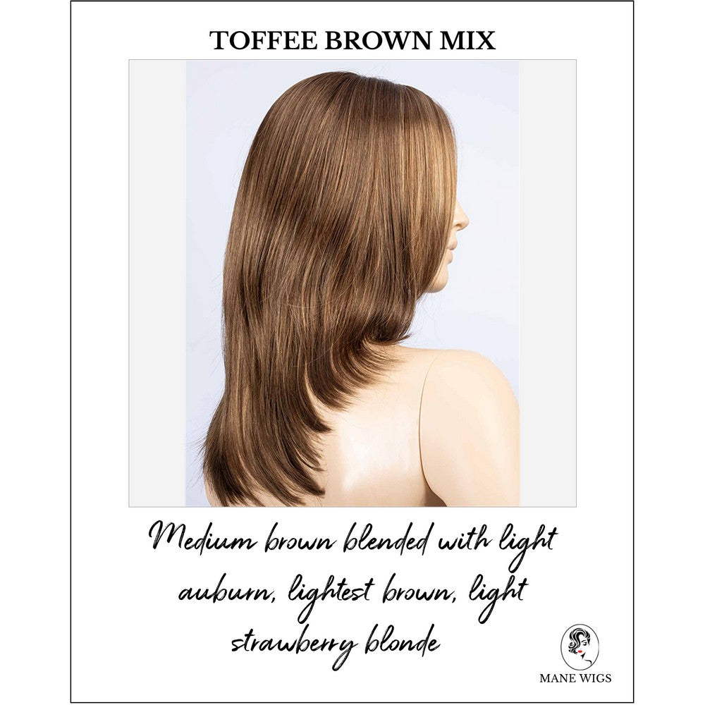 Noblesse Soft by Ellen Wille in Toffee Brown Mix-Medium brown blended with light auburn, lightest brown, light strawberry blonde