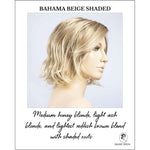 Load image into Gallery viewer, Nola by Ellen Wille in Bahama Beige Shaded-Medium honey blonde, light ash blonde, and lightest reddish brown blend with shaded roots
