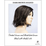 Load image into Gallery viewer, Nola by Ellen Wille in Dark Brown Shaded-Darkest brown and black/dark brown blend with shaded roots

