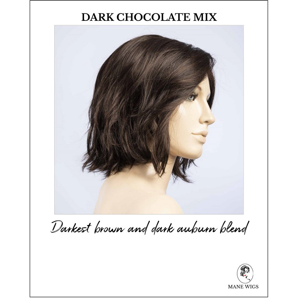 Nola by Ellen Wille in Dark Chocolate Mix-Darkest brown and dark auburn blend