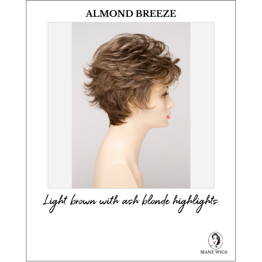 Olivia By Envy in Almond Breeze-Light brown with ash blonde highlights
