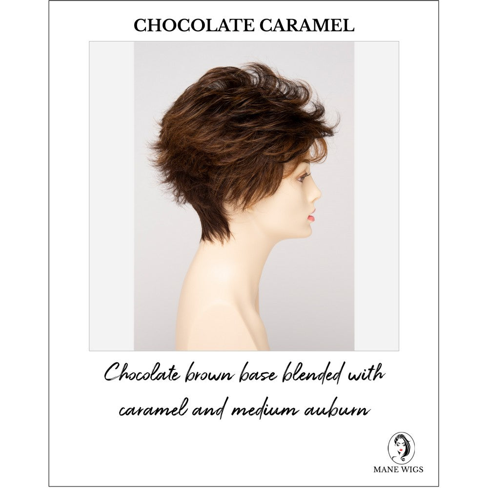 Olivia By Envy in Chocolate Caramel-Chocolate brown base blended with caramel and medium auburn