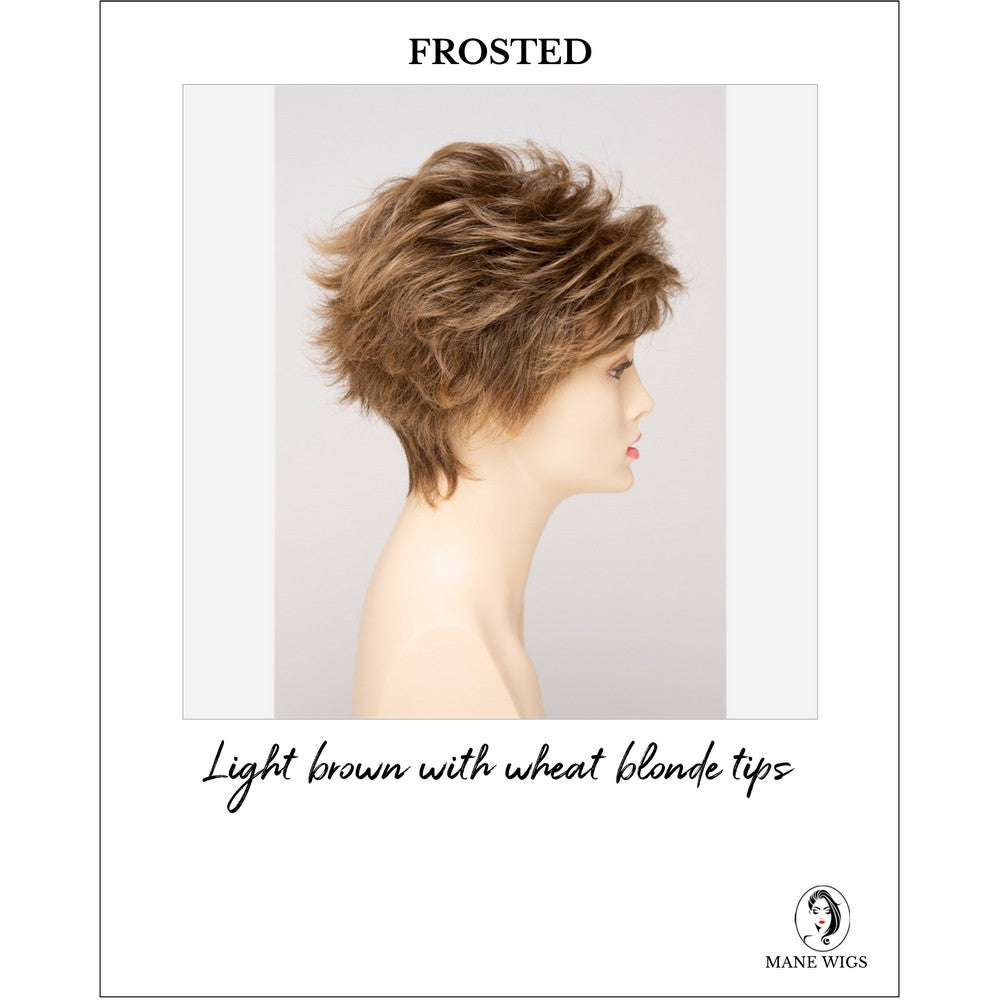 Olivia By Envy in Frosted-Light brown with wheat blonde tips