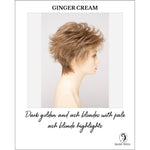 Load image into Gallery viewer, Olivia By Envy in Ginger Cream-Dark golden and ash blondes with pale ash blonde highlights
