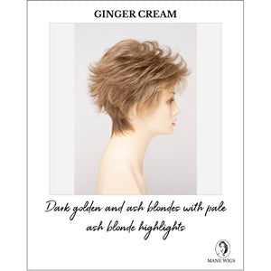 Olivia By Envy in Ginger Cream-Dark golden and ash blondes with pale ash blonde highlights