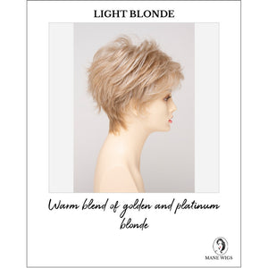 Olivia By Envy in Light Blonde-Warm blend of golden and platinum blonde