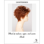 Load image into Gallery viewer, Olivia By Envy in Lighter Red-Blend of auburn, copper, and warm blonde
