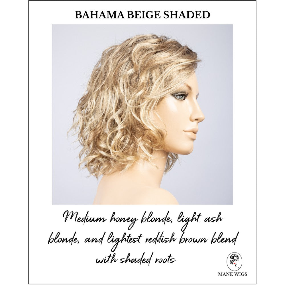 Onda by Ellen Wille in Bahama Beige Shaded-Medium honey blonde, light ash blonde, and lightest reddish brown blend with shaded roots