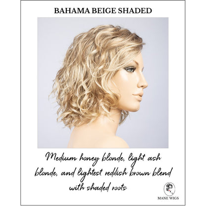 Onda by Ellen Wille in Bahama Beige Shaded-Medium honey blonde, light ash blonde, and lightest reddish brown blend with shaded roots