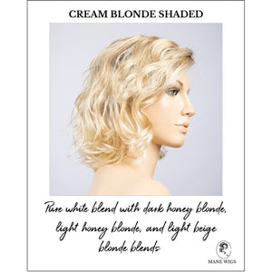 Onda by Ellen Wille in Cream Blonde Shaded-Pure white blend with dark honey blonde, light honey blonde, and light beige blonde blends