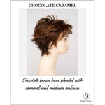 Load image into Gallery viewer, Ophelia By Envy in Chocolate Caramel-Chocolate brown base blended with caramel and medium auburn
