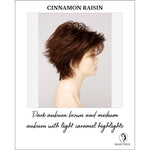 Load image into Gallery viewer, Ophelia By Envy in Cinnamon Raisin-Dark auburn brown and medium auburn with light caramel highlights
