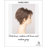 Load image into Gallery viewer, Ophelia By Envy in Dark Grey-Dark brown, medium ash brown and medium gray

