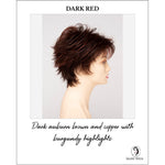 Load image into Gallery viewer, Ophelia By Envy in Dark Red-Dark auburn brown and copper with burgundy highlights
