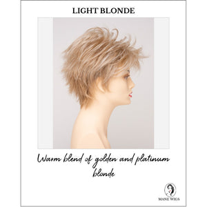Ophelia By Envy in Light Blonde-Warm blend of golden and platinum blonde