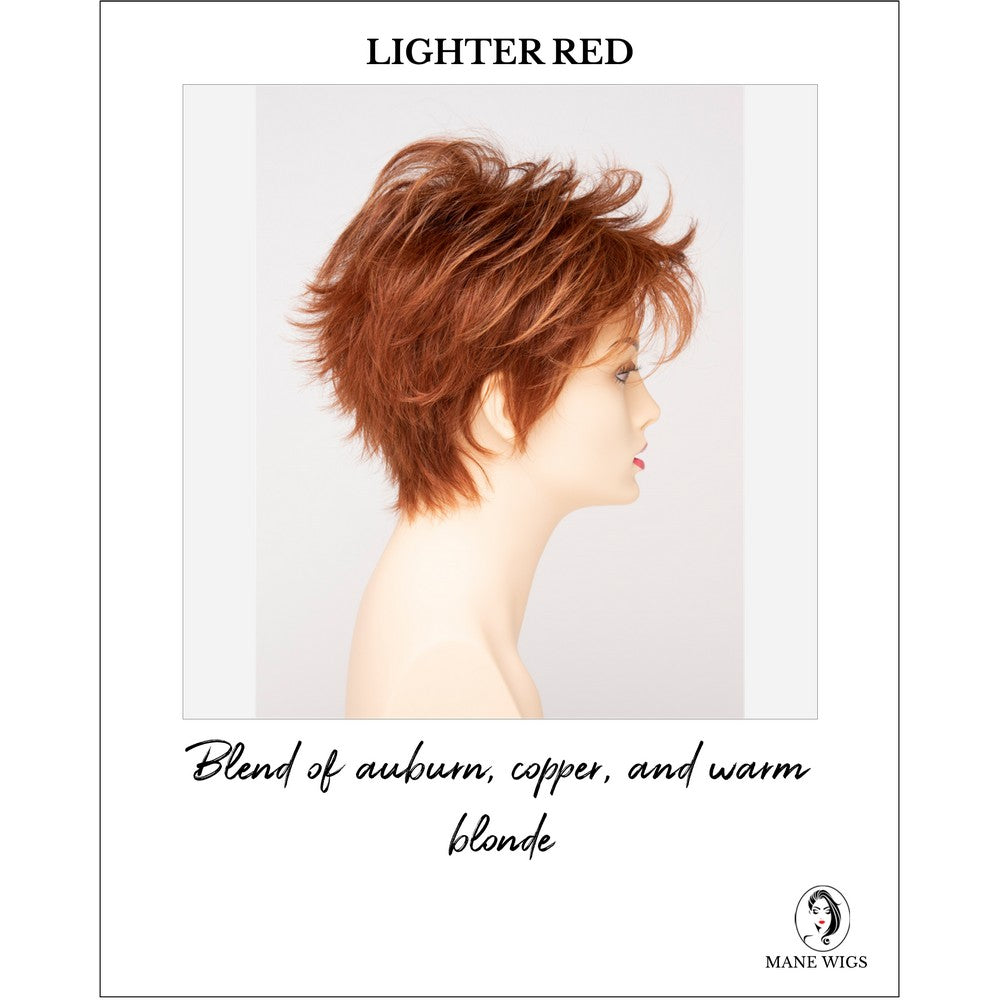 Ophelia By Envy in Lighter Red-Blend of auburn, copper, and warm blonde