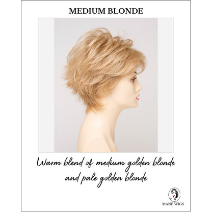 Ophelia By Envy in Medium Blonde-Warm blend of medium golden blonde and pale golden blonde