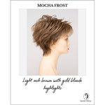 Load image into Gallery viewer, Ophelia By Envy in Mocha Frost-Light ash brown with gold blonde highlights
