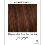 Load image into Gallery viewer, Cinnamon Swirl-Medium reddish brown base with dark gold highlights
